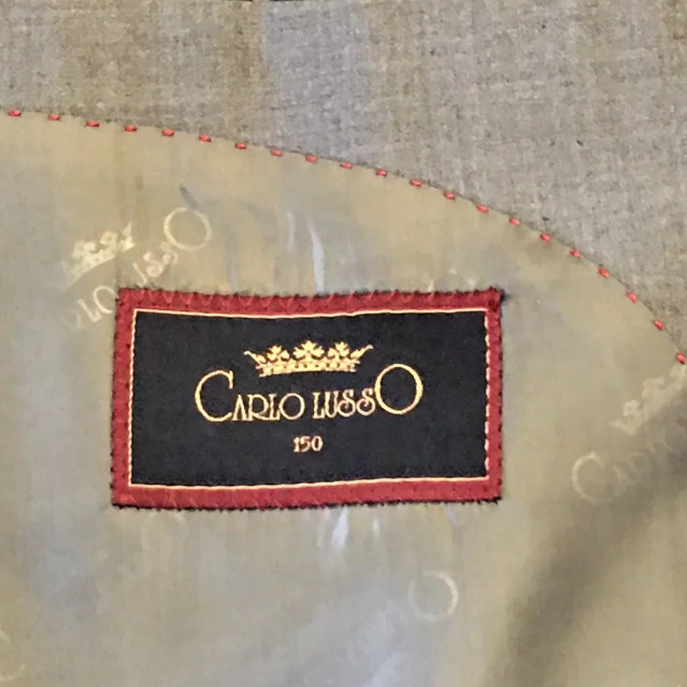 CARLO LUSSO 3-Button Vented "Aldo" Suit Jacket NWT - Picture 10 of 14